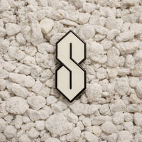 Cool S Pin in glow white and black - Yesterdays Co - State Of Flux