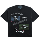 Cow Appreciation Tee in black - Jungles Jungles - State Of Flux