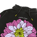 Dahlia Hoodie 2.0 in black and purple - State Of Flux - State Of Flux