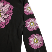 Dahlia Hoodie 2.0 in black and purple - State Of Flux - State Of Flux