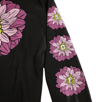 Dahlia Hoodie 2.0 in black and purple - State Of Flux - State Of Flux