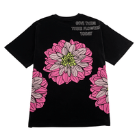 Dahlia Tee 2.0 in black and hot pink - State Of Flux - State Of Flux