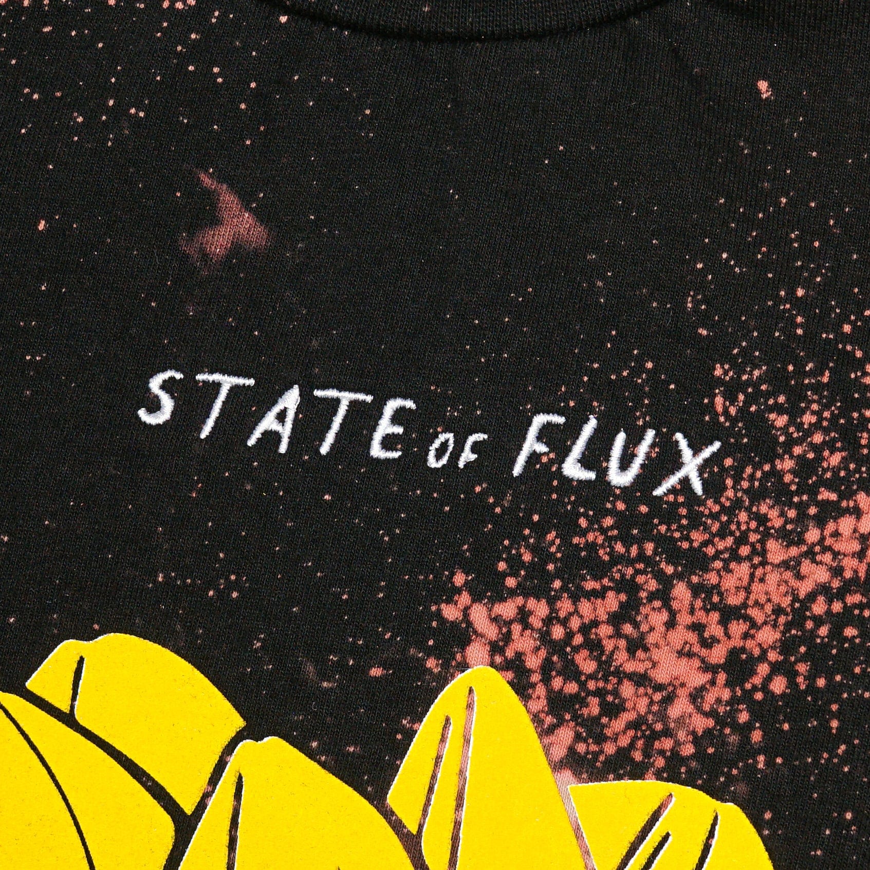 Dahlia Tee in distressed black - State Of Flux - State Of Flux