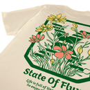 Daisies Logo Tee in natural - State Of Flux - State Of Flux