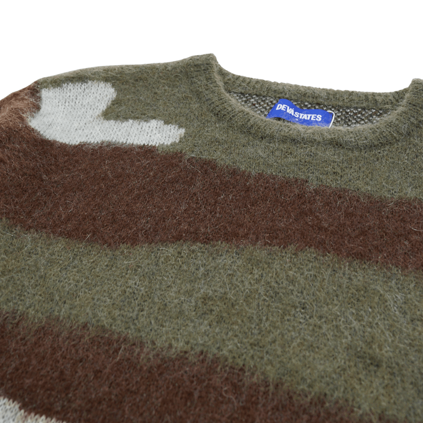 Desert Mohair Crewneck Sweater in multi