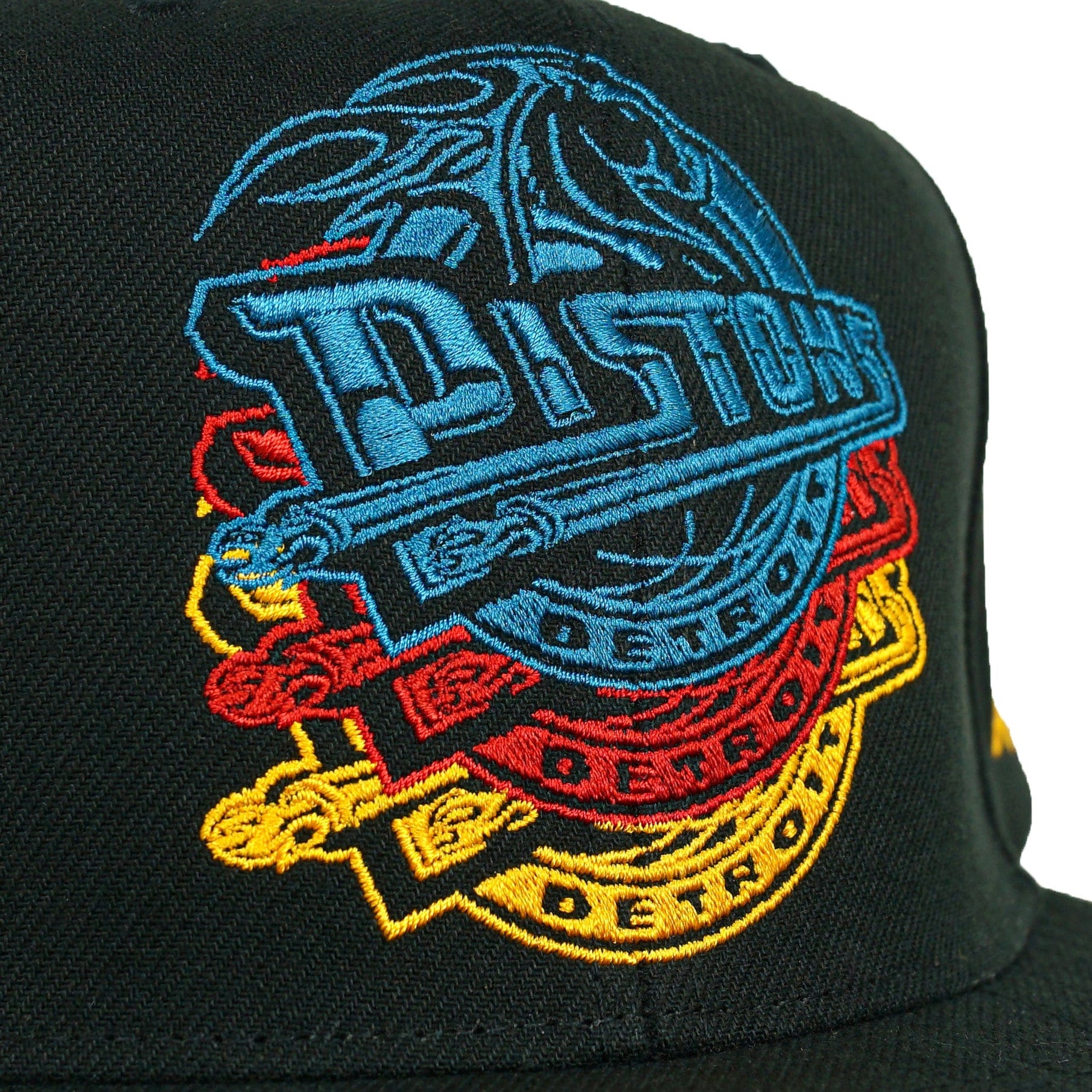 Detroit Pistons Drop It HWC Snapback Hat in black