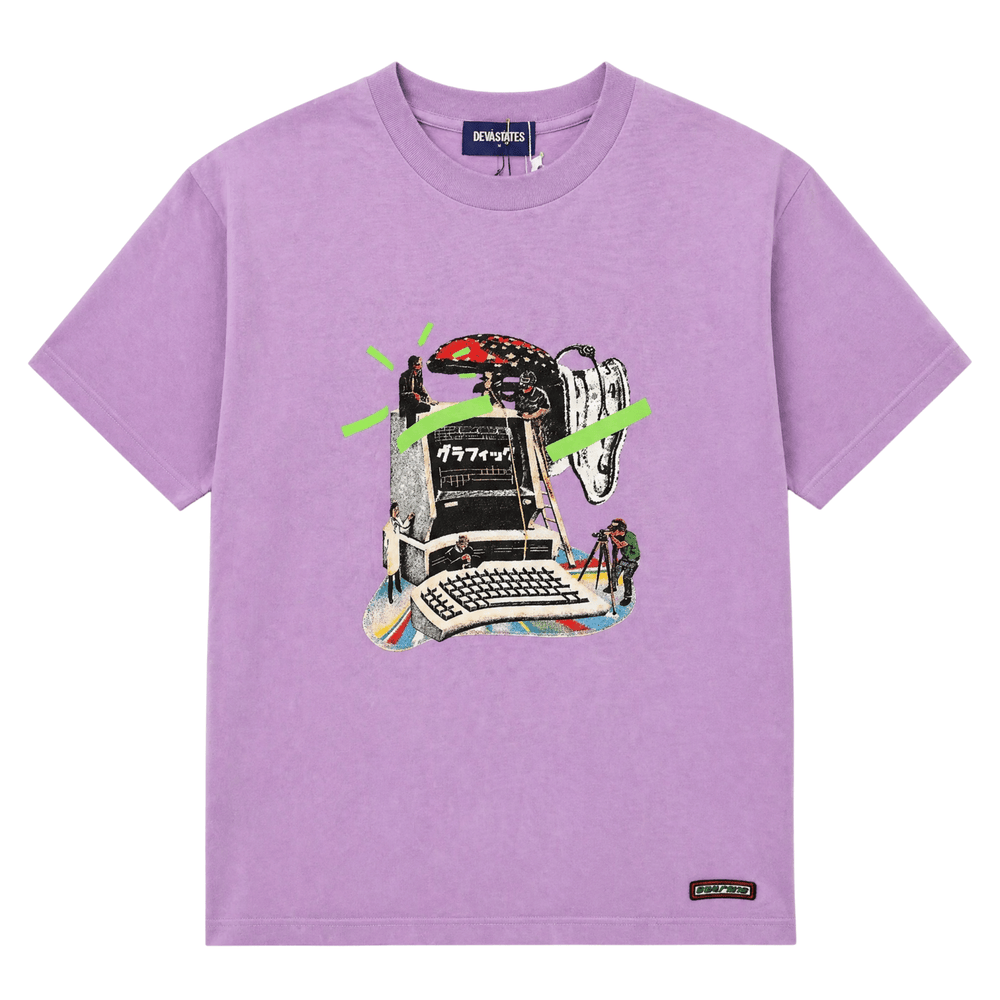 Digitalism Tee in light purple