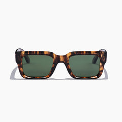 Dixon Sunglasses in walnut and moss polarized