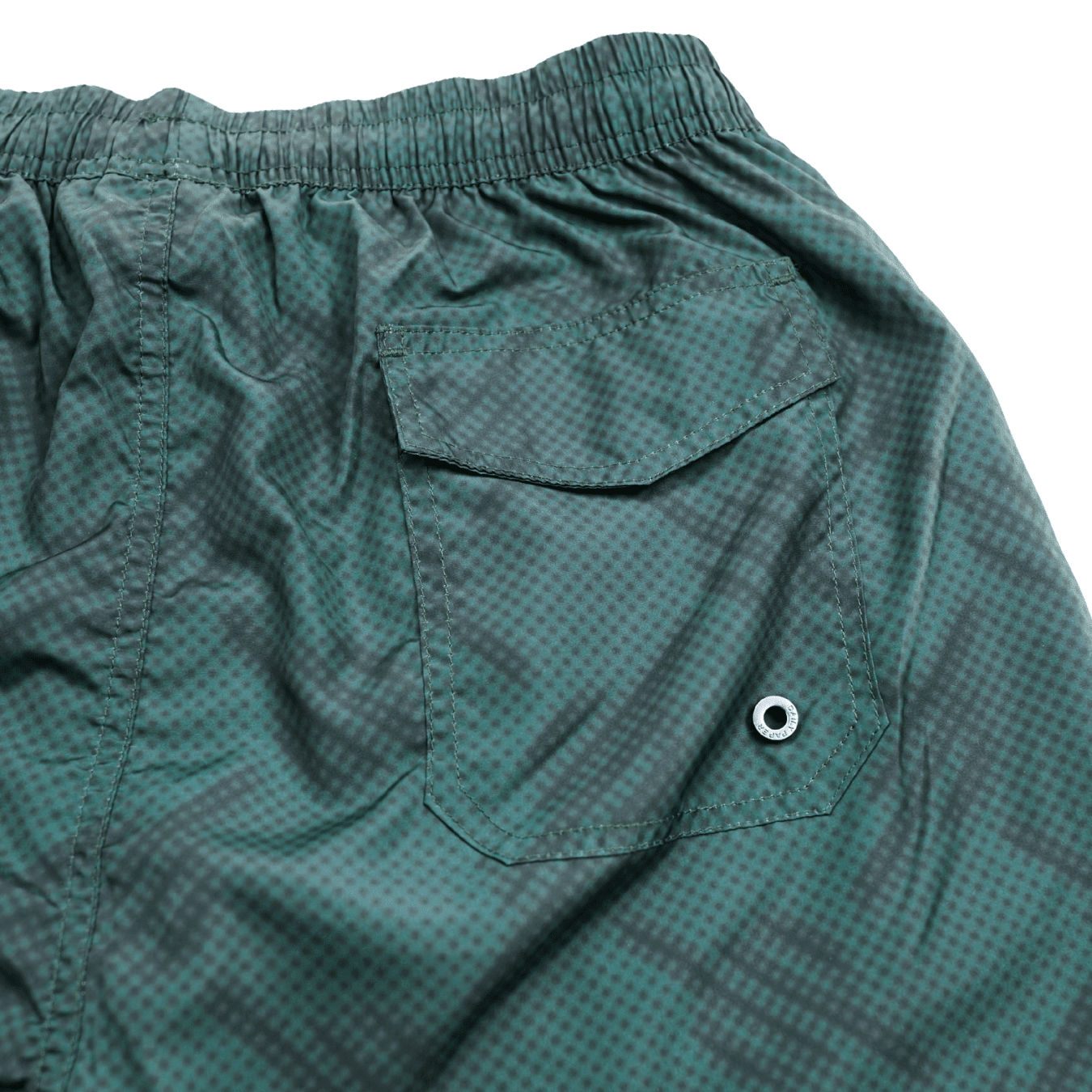 Dotted Monogram Swim Shorts in bistro green - Daily Paper - State Of Flux