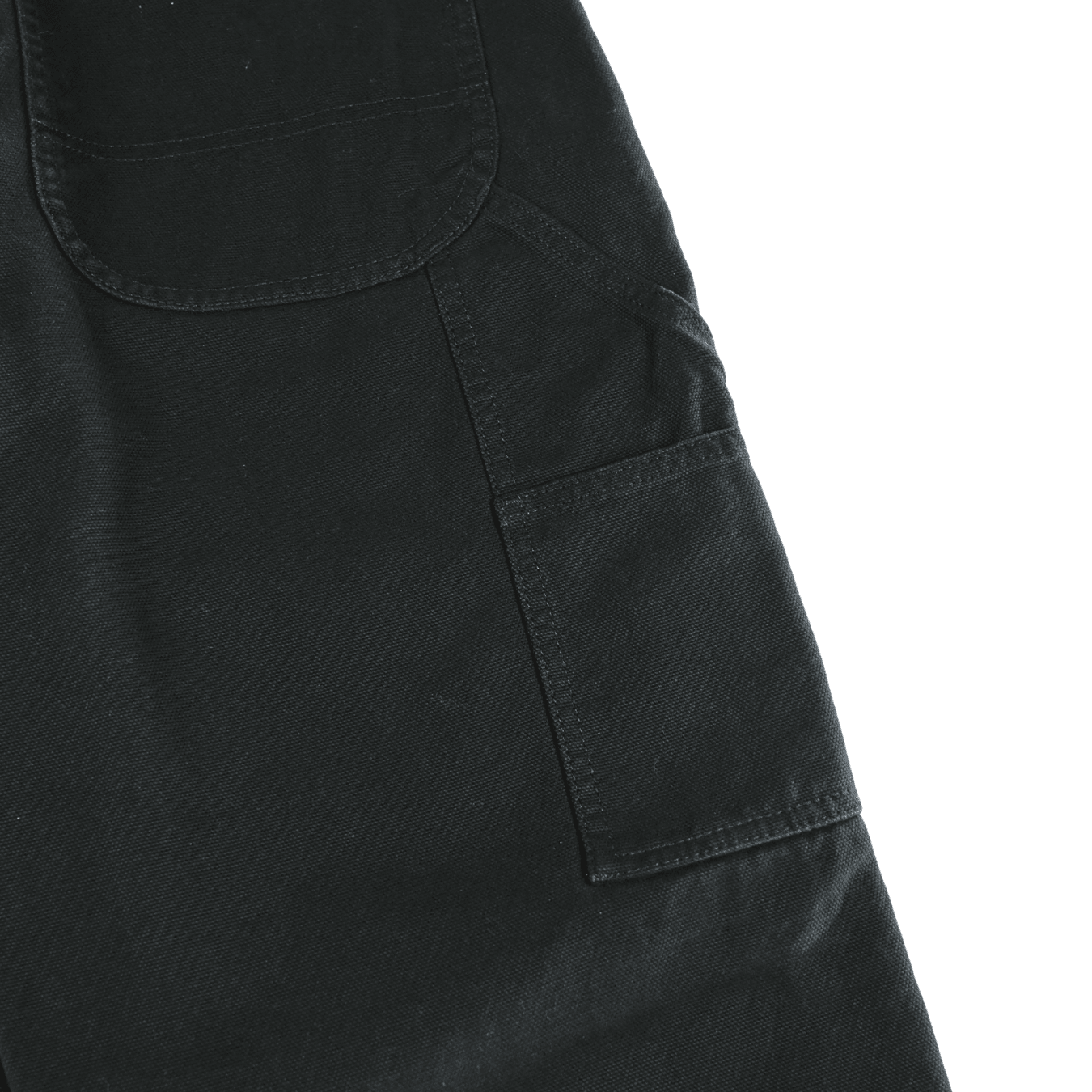 Double Knee Canvas Carpenter Pants in black - Dickies - State Of Flux