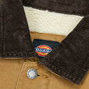 Duck Canvas Chore Coat in stonewashed brown duck - Dickies - State Of Flux
