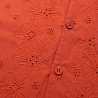 Embroidery Yacht Shirt in rust - Kuwalla Tee - State Of Flux