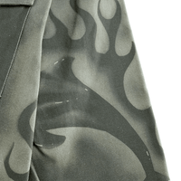 Flaming Dolphins Trucker Jacket in grey denim - Jungles Jungles - State Of Flux