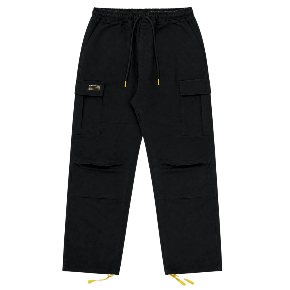 Flux Utility Cargo Pants in black