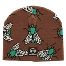 Fly Paper Beanie in brown - NoHours - State Of Flux