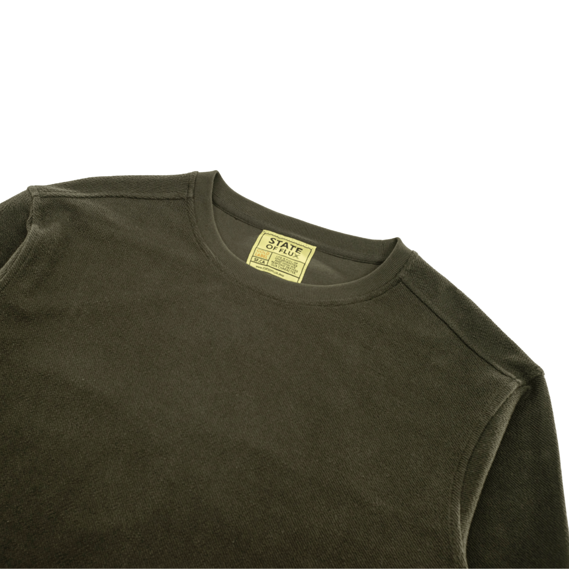 Frederick Crewneck in charcoal