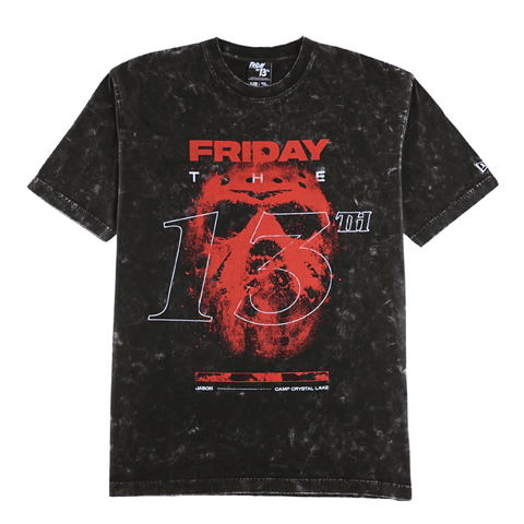 Friday The 13th Tee in mineral wash black