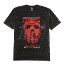 Friday The 13th Tee in mineral wash black - New Era - State Of Flux