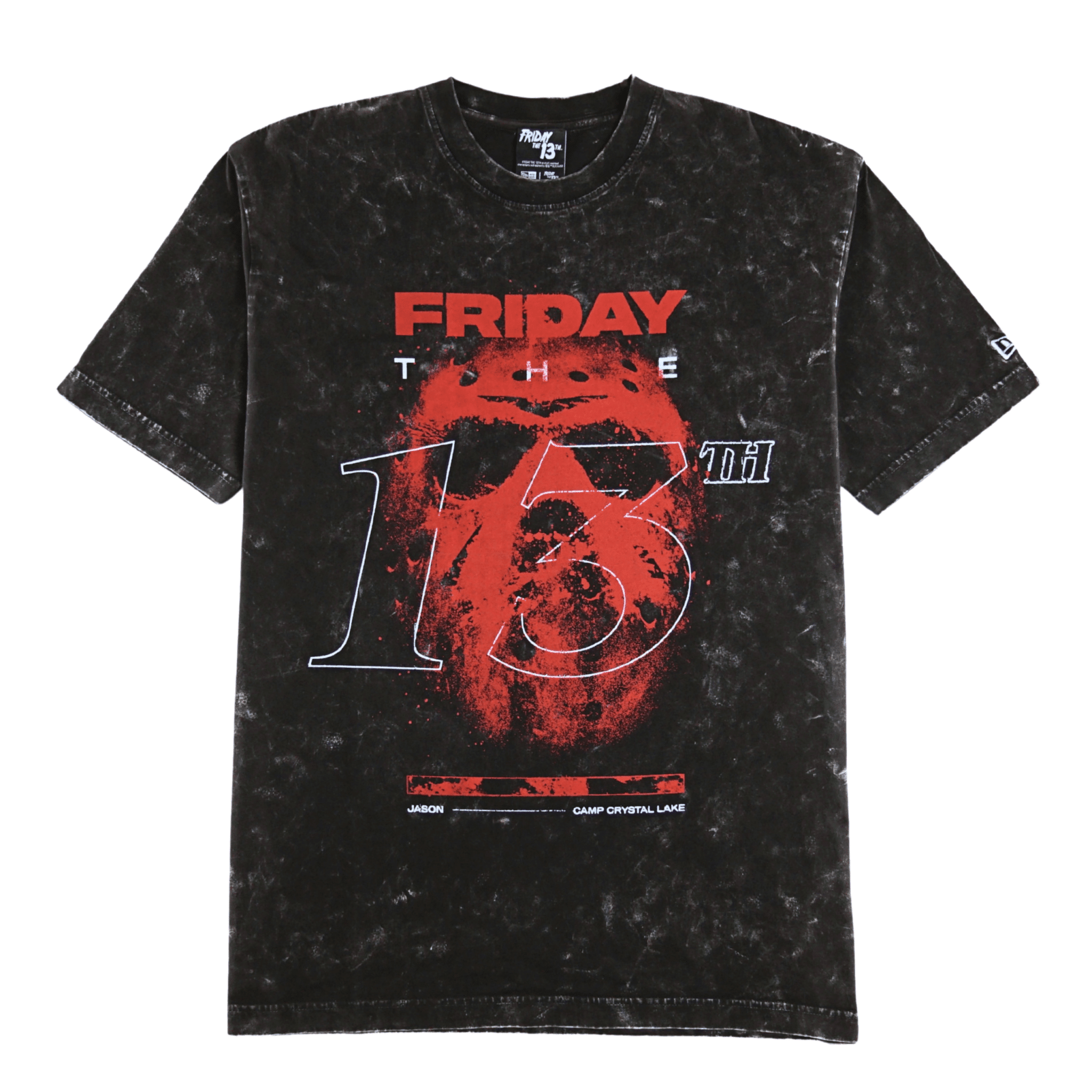 Friday The 13th Tee in mineral wash black