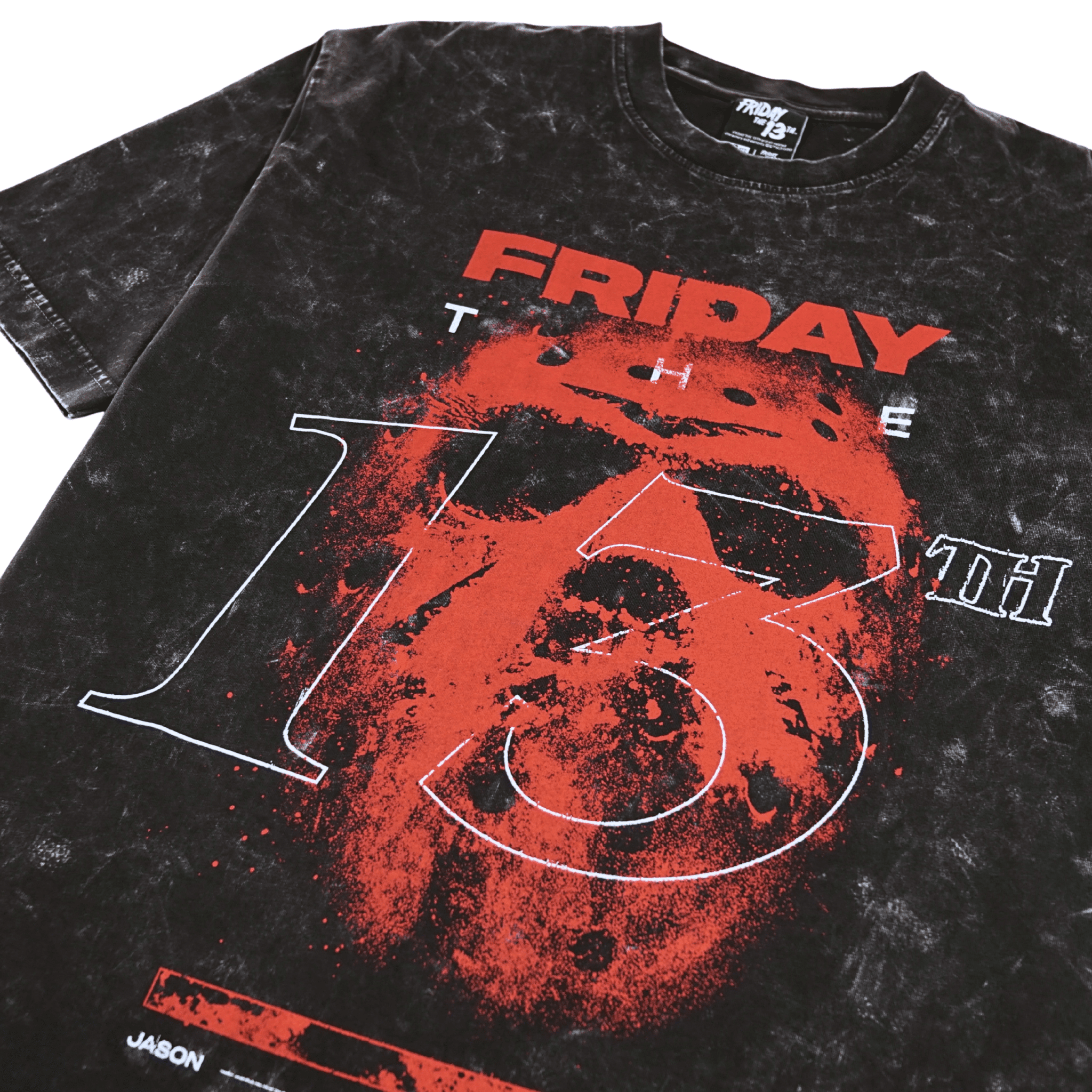 Friday The 13th Tee in mineral wash black