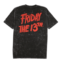Friday The 13th Tee in mineral wash black - New Era - State Of Flux