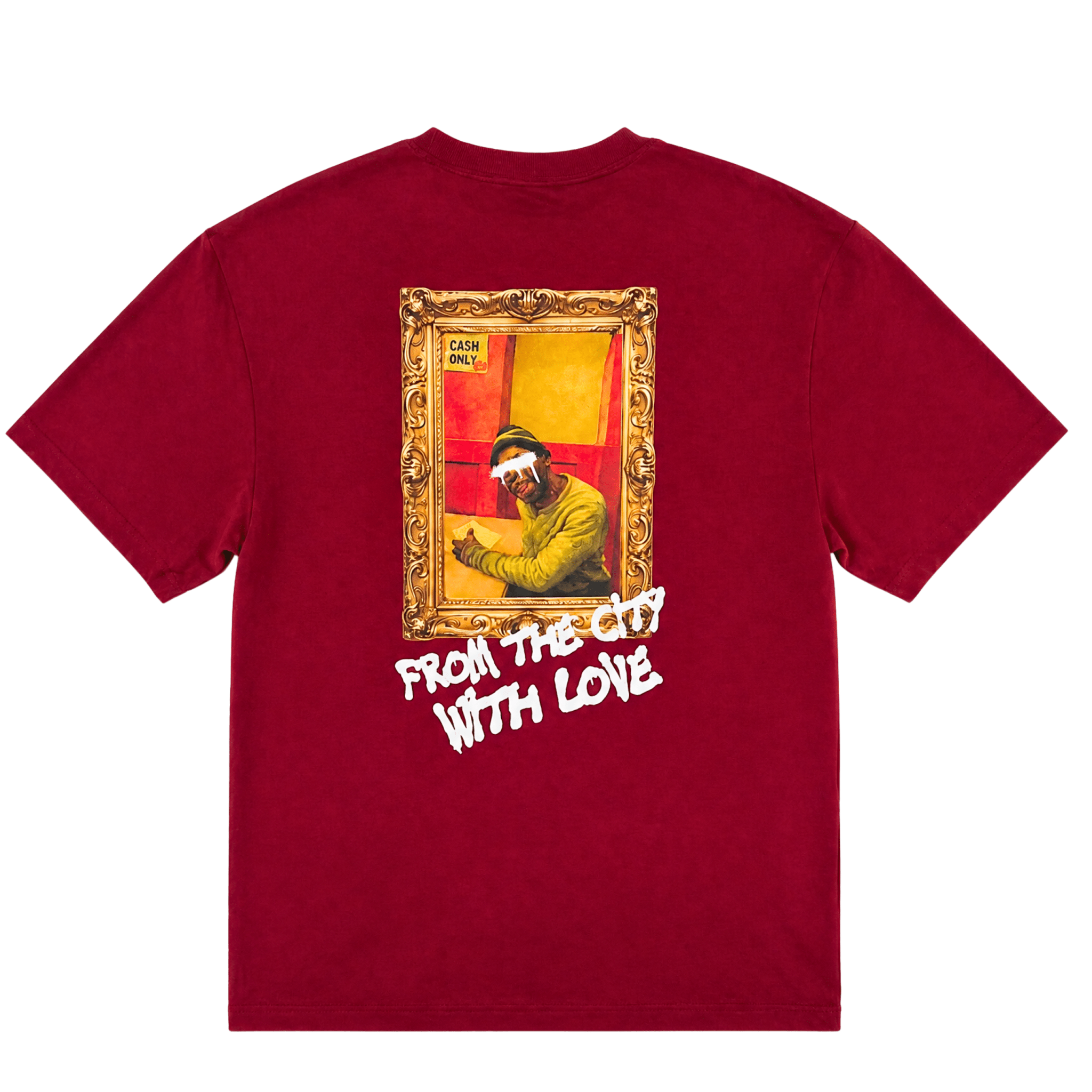 From The City With Love Tee in cherrywood - State Of Flux - State Of Flux