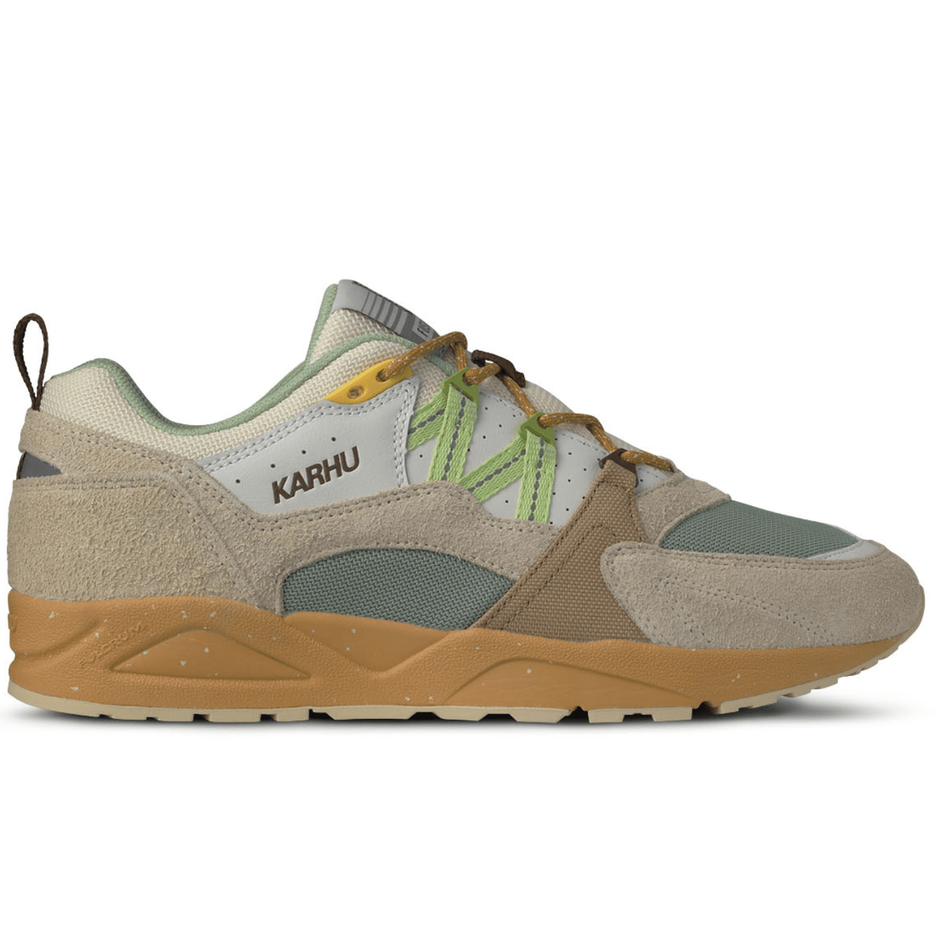Fusion 2.0 in turtledove and shadow lime