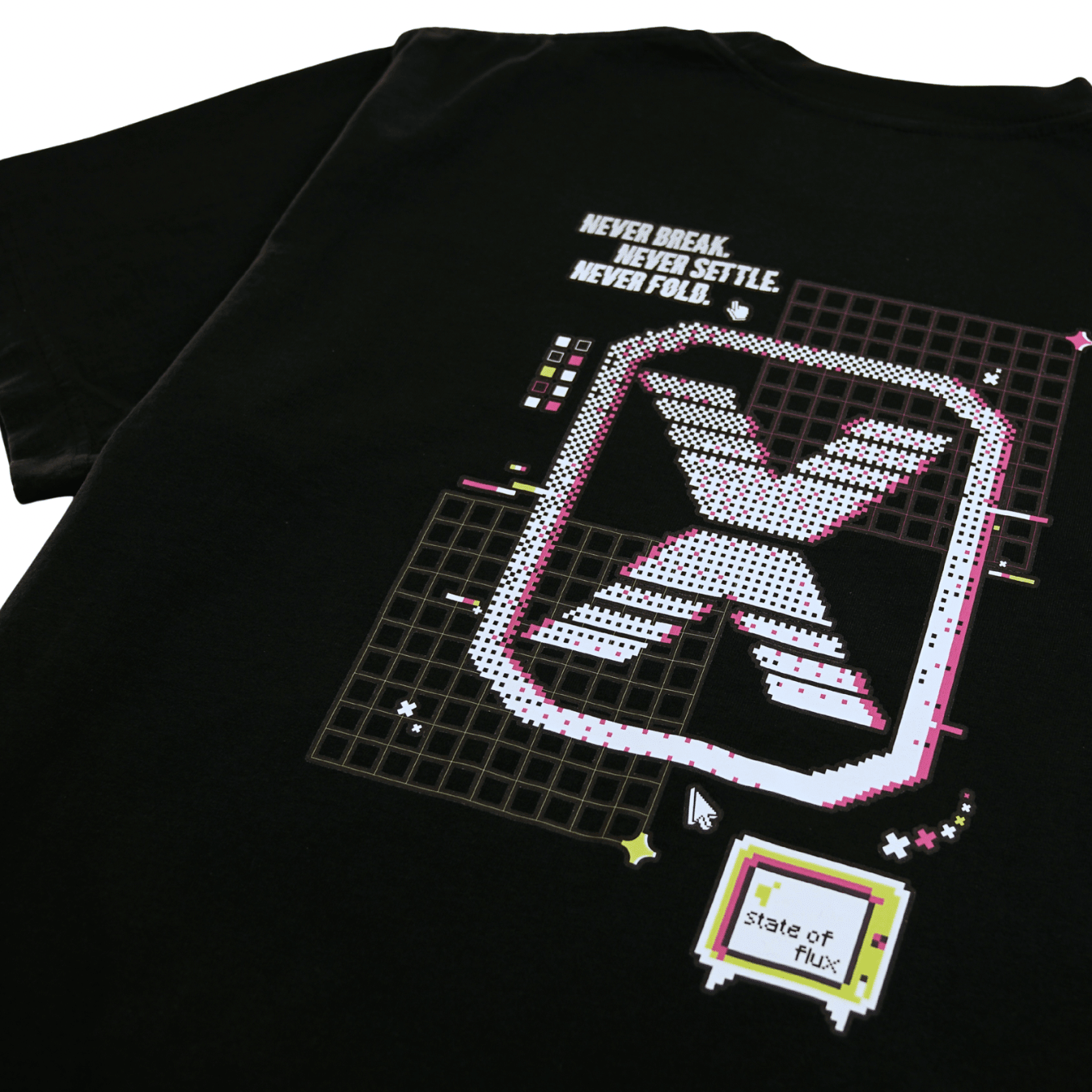 Get With The Program Tee in black