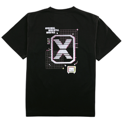 Get With The Program Tee in black