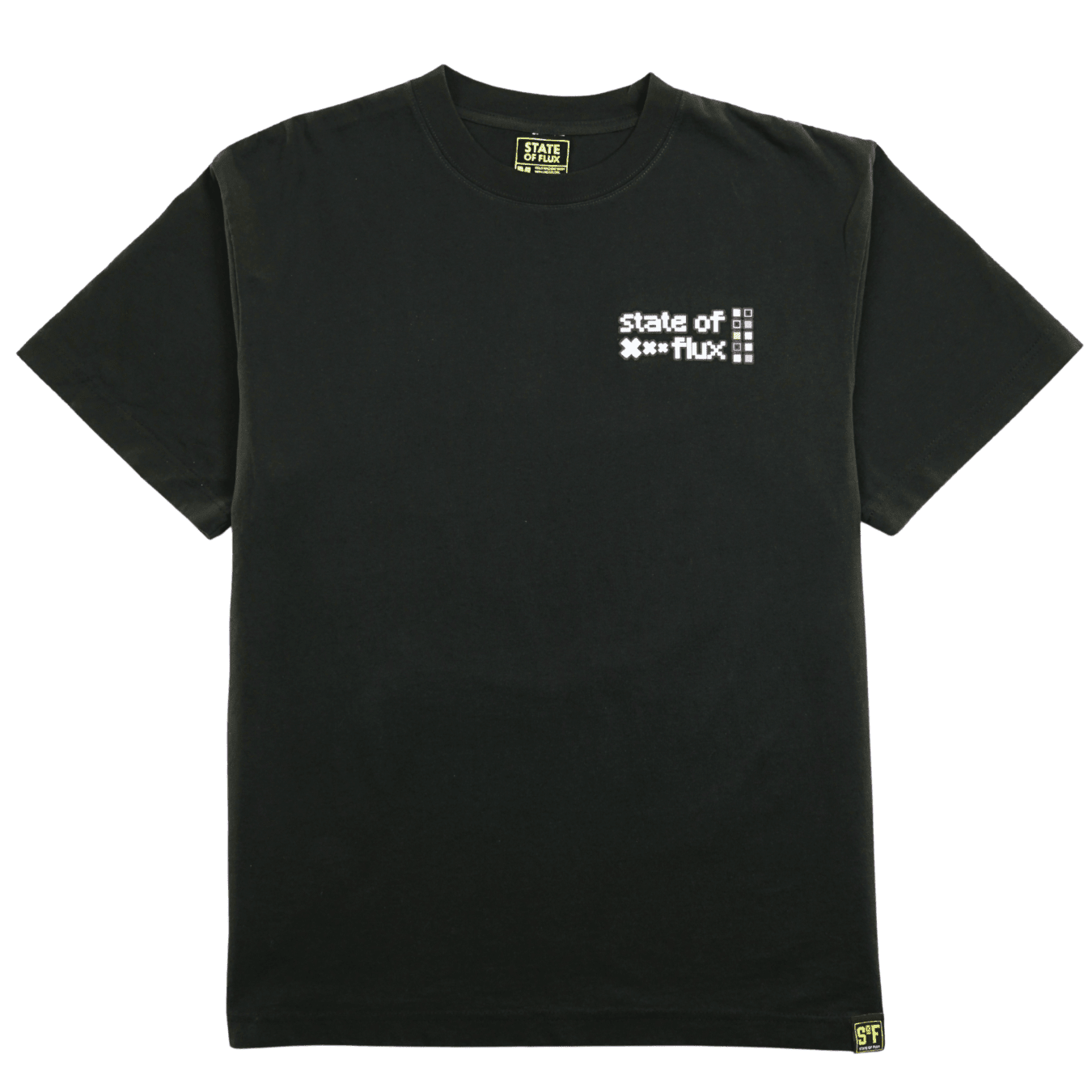 Get With The Program Tee in black - State Of Flux - State Of Flux