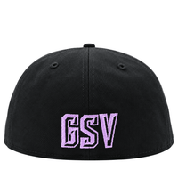 Golden State Valkyries 59Fifty V's Up After Dark Fitted Hat in black and violet - New Era - State Of Flux