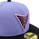 Golden State Valkyries 59Fifty V's Up Daybreak Fitted Hat in lavender and black - New Era - State Of Flux