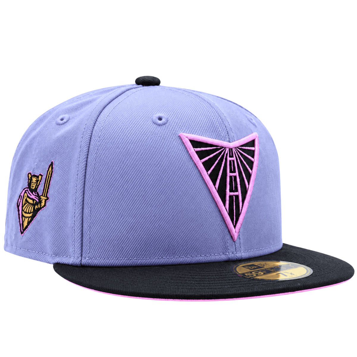 Golden State Valkyries 59Fifty V's Up Daybreak Fitted Hat in lavender and black - New Era - State Of Flux