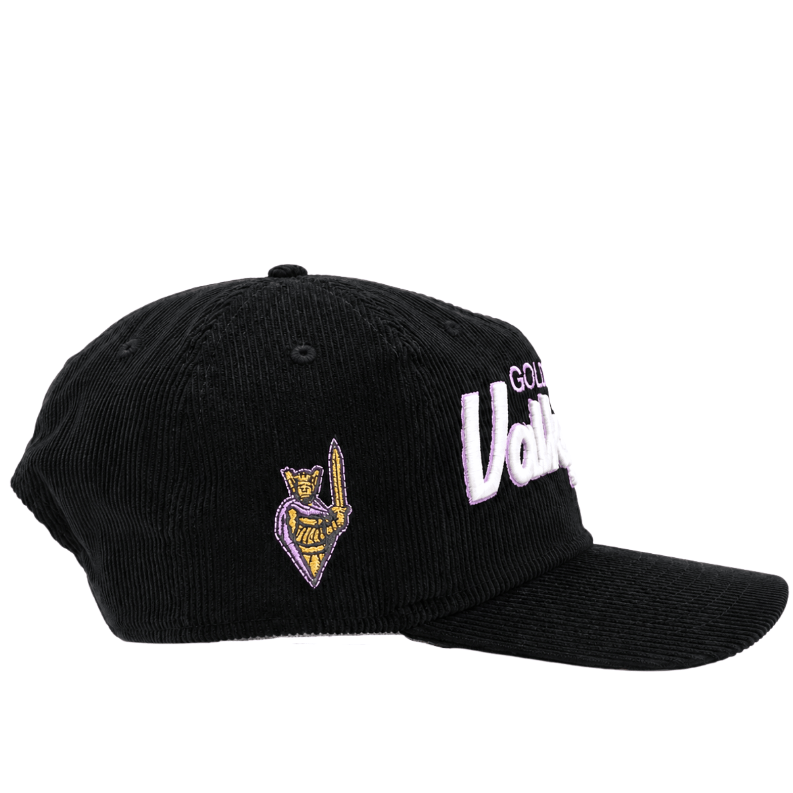 Golden State Valkyries SZN 2 Pinky 19Twenty Corduroy Snapback Hat in black and violet - New Era - State Of Flux