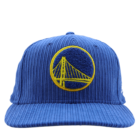 Golden State Warriors Chenille Pop 59Fifty Fitted Hat in royal blue