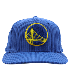 Golden State Warriors Chenille Pop 59Fifty Fitted Hat in royal blue
