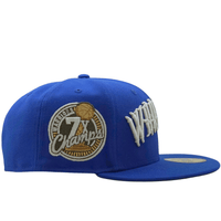 Golden State Warriors Colossal Pack 59Fifty Fitted Hat in majestic blue and glow white - New Era - State Of Flux