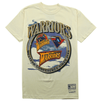 Golden State Warriors Crown Jewels HWC Tee in off white - Mitchell & Ness - State Of Flux