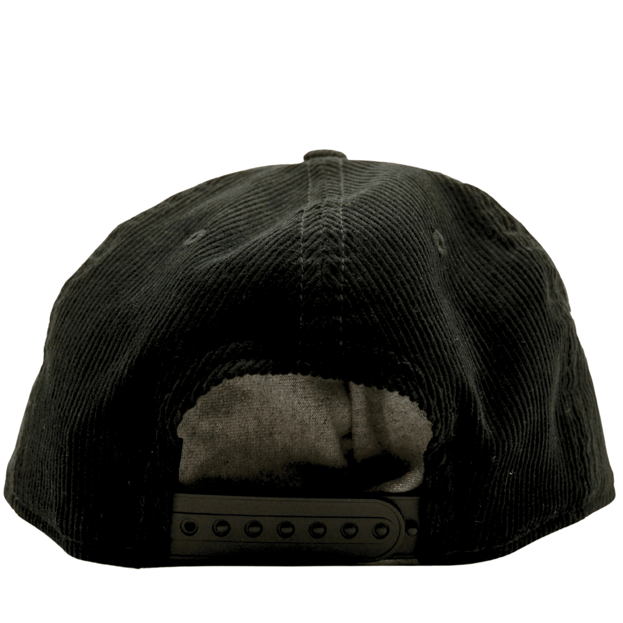 Golden State Warriors Golden Era Corduroy Golfer Snapback Hat in black and yellow - New Era - State Of Flux
