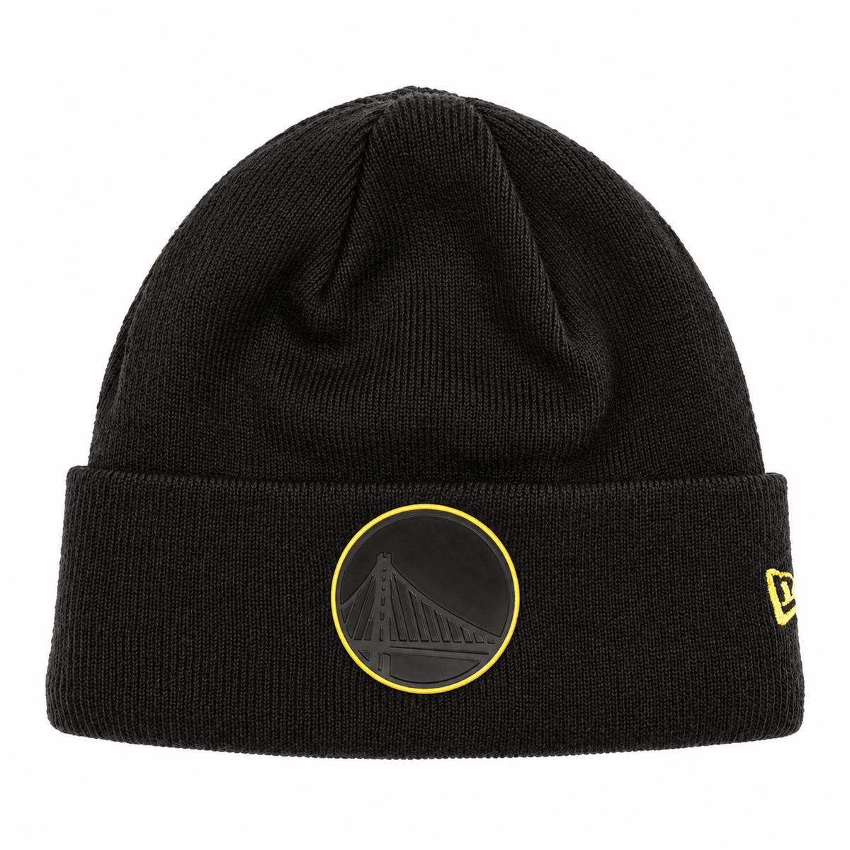 Golden State Warriors Knit Chrome Beanie in black