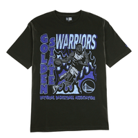 Golden State Warriors On Fire Tee in black - New Era - State Of Flux