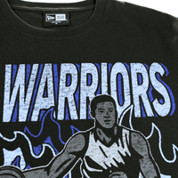 Golden State Warriors On Fire Tee in black - New Era - State Of Flux