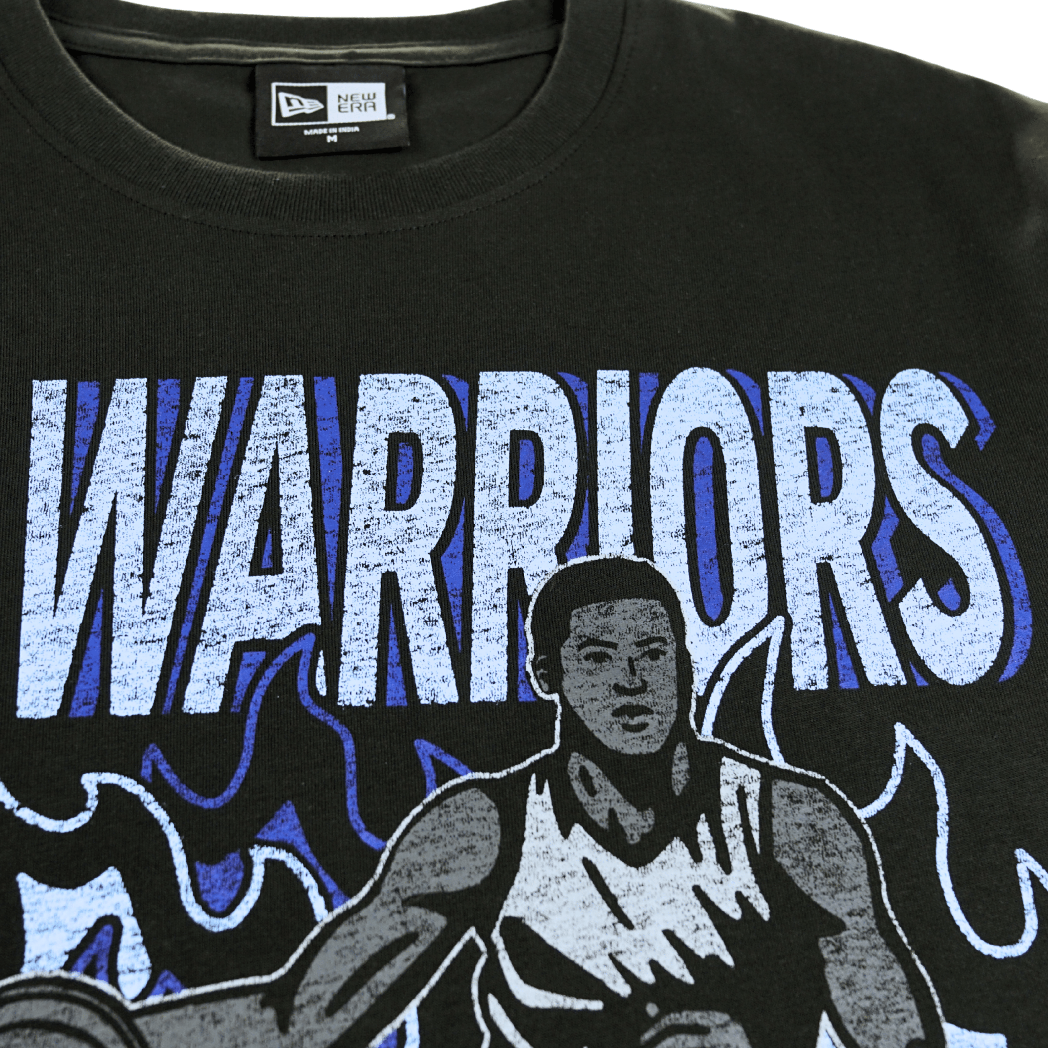 Golden State Warriors On Fire Tee in black - New Era - State Of Flux