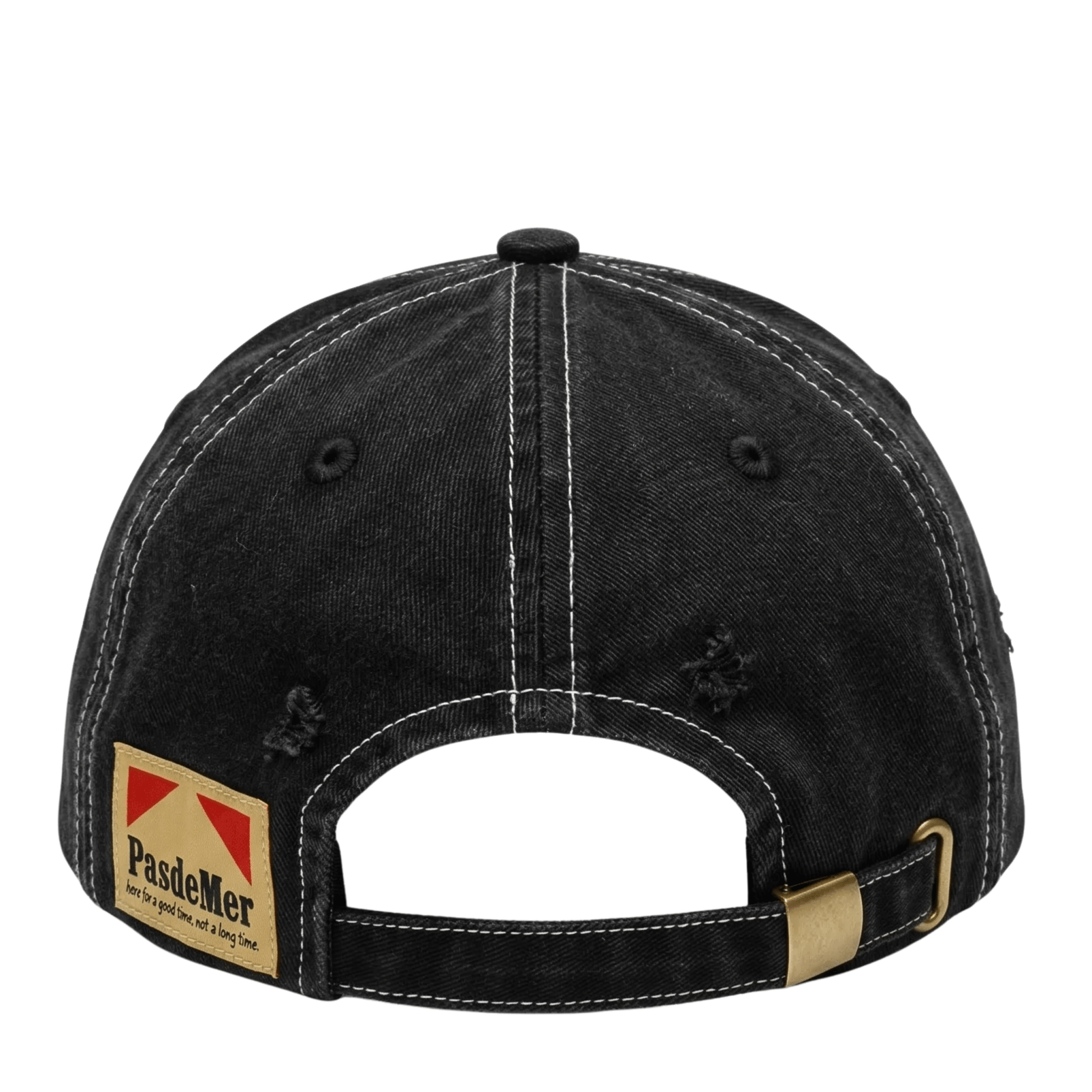 Good Time Hat in distressed black - Pas de Mer - State Of Flux