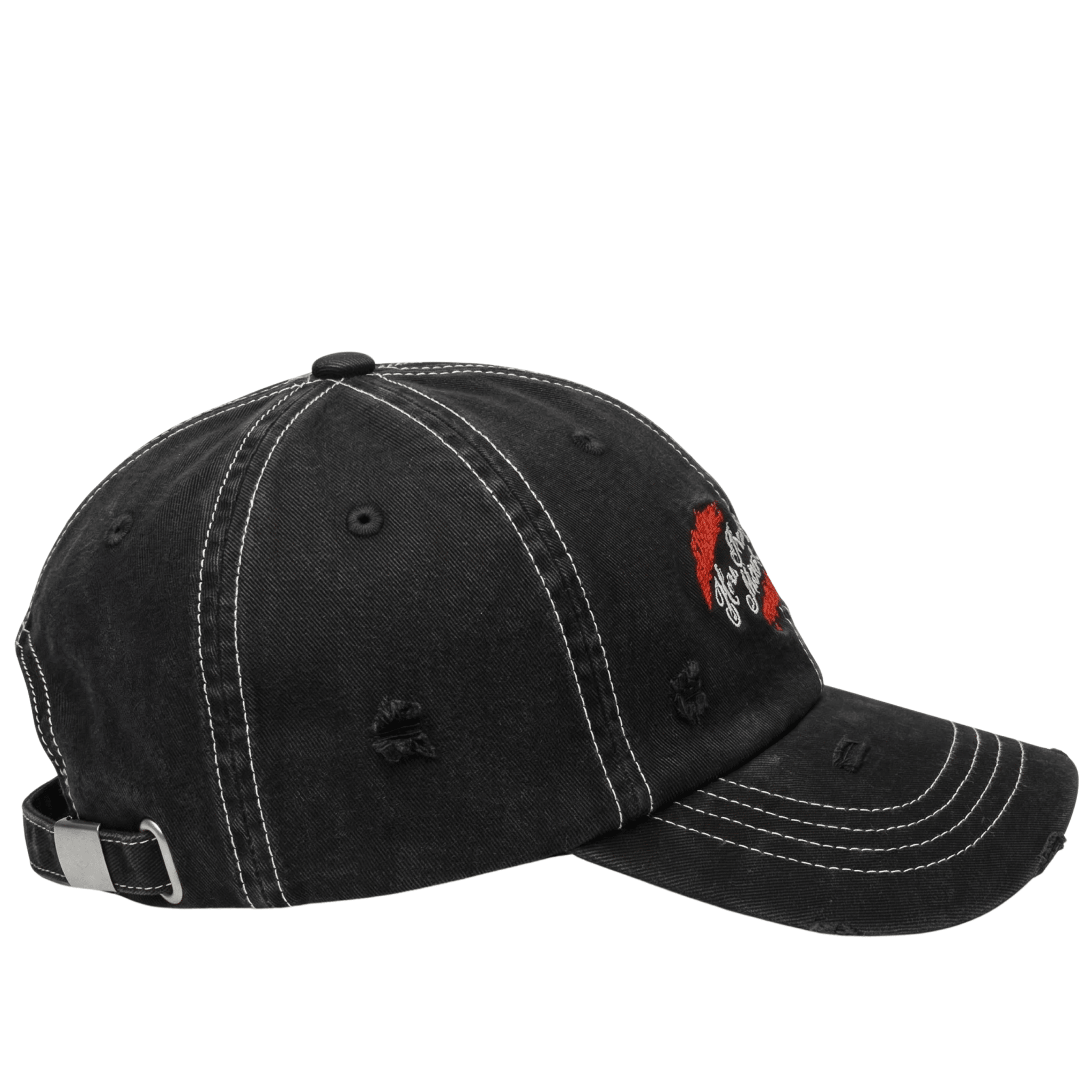 Good Time Hat in distressed black - Pas de Mer - State Of Flux