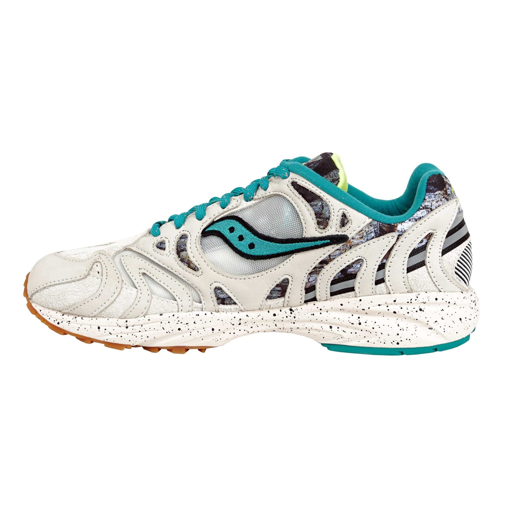 Grid Azura 2000 in creme and blue - Saucony - State Of Flux