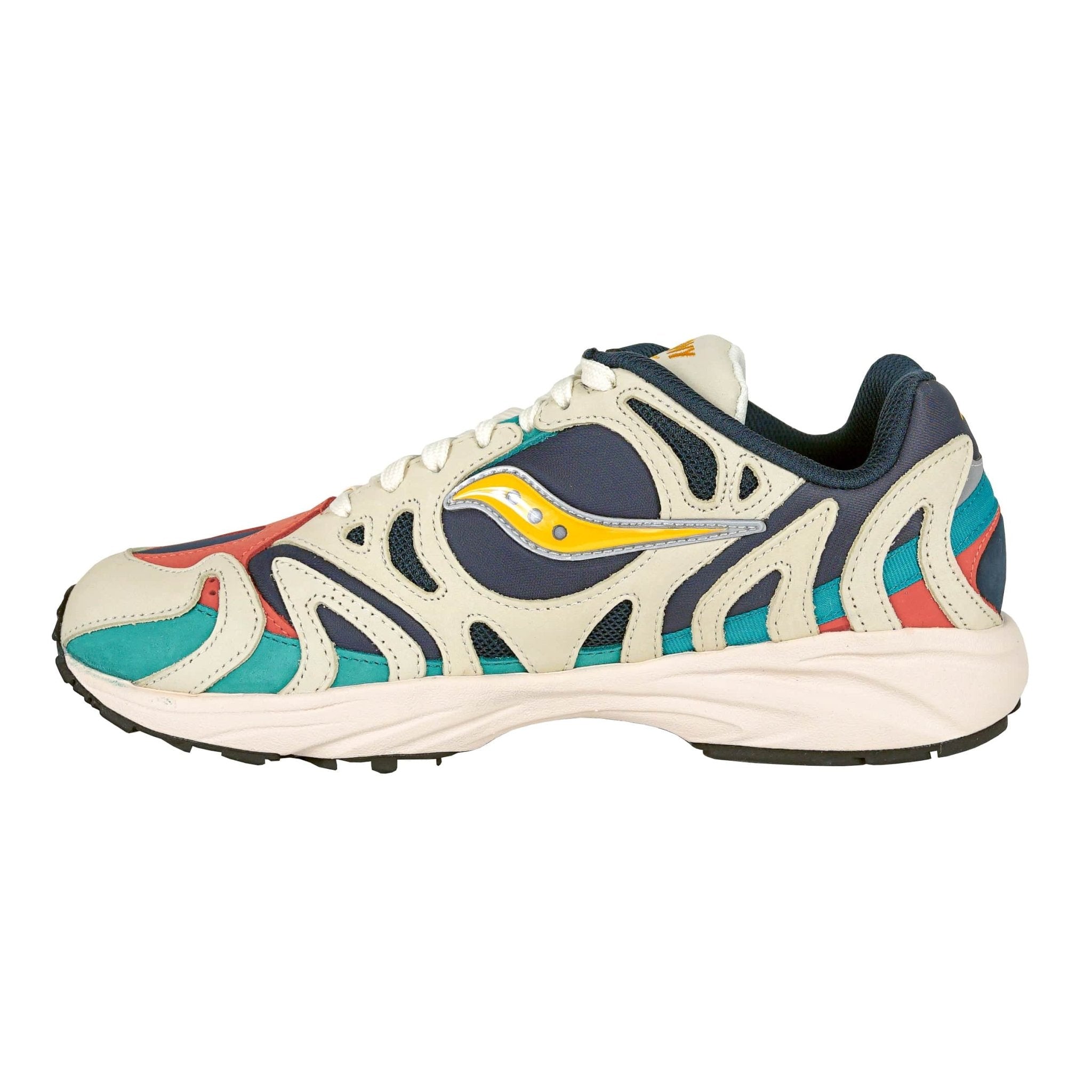 Grid Azura 2000 in white and blue - Saucony - State Of Flux