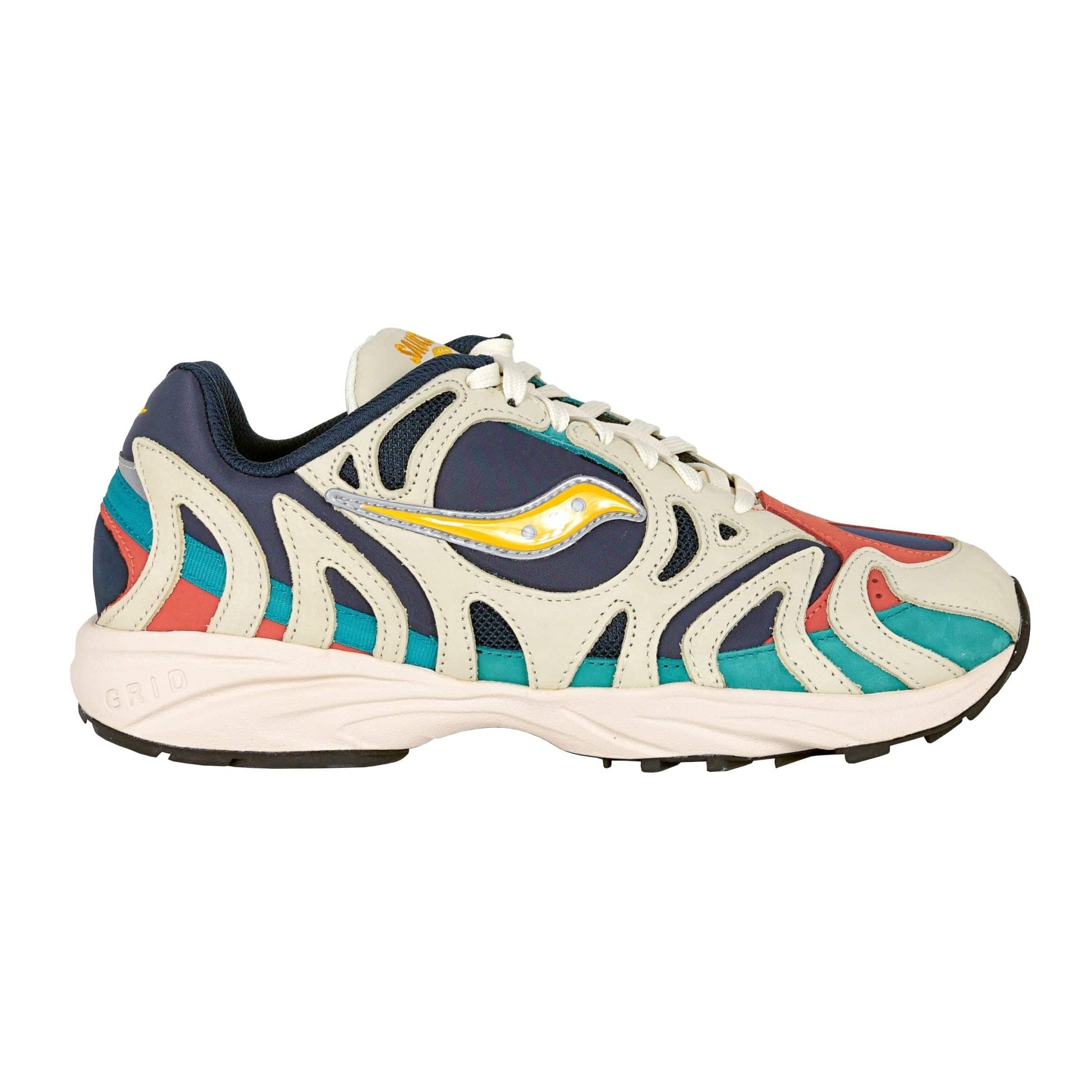 Grid Azura 2000 in white and blue - Saucony - State Of Flux