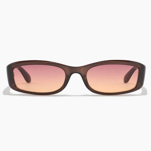 Hart Sunglasses in mocha and before sunset