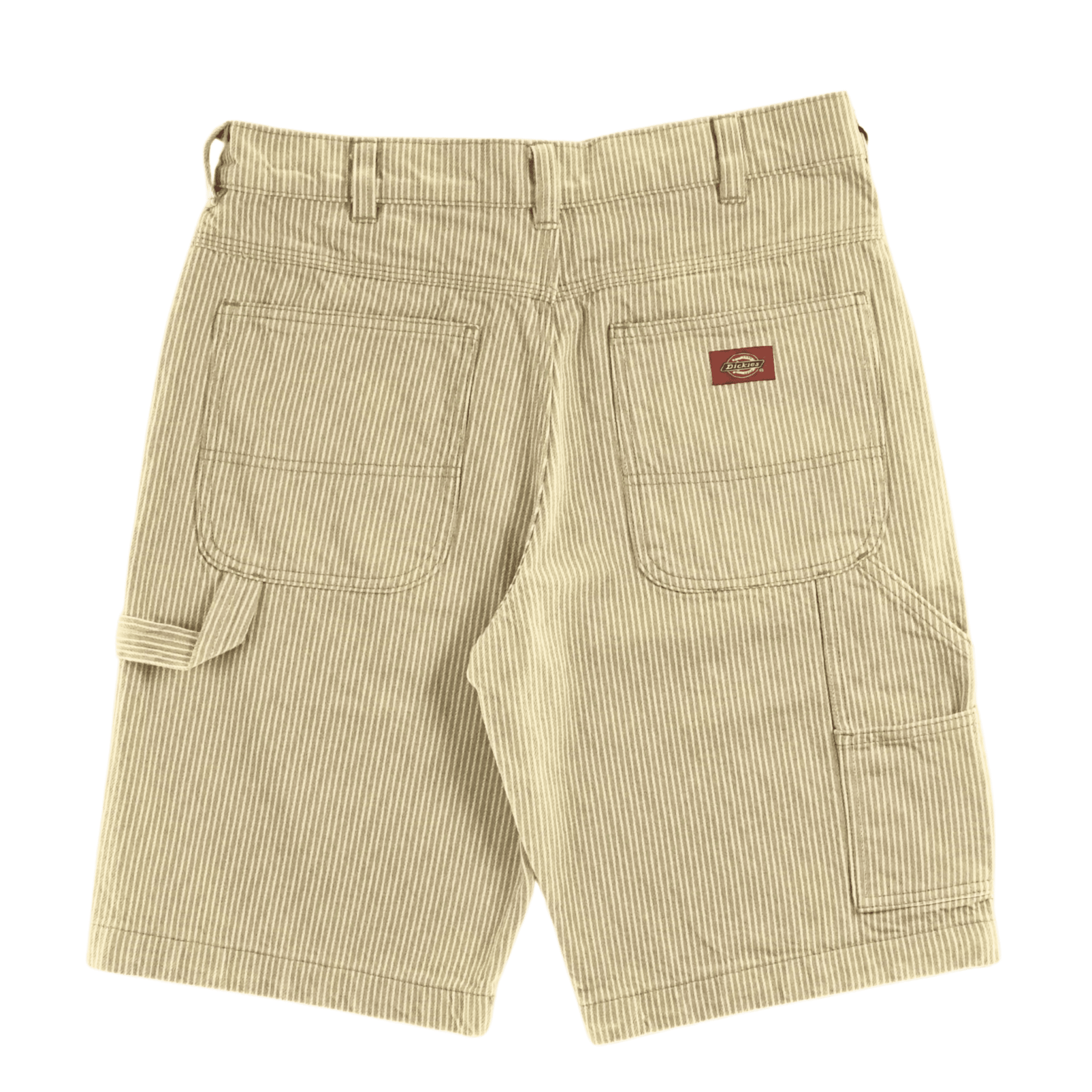 Hickory Stripe Carpenter Shorts in eucalyptus - Dickies - State Of Flux